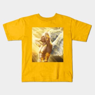 angel with the golden wings Kids T-Shirt